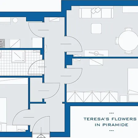 Teresa's Flowers In Piramide Lejlighed *